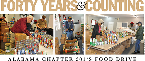 Forty Years & Counting; Alabama Chapter 301’s Food Drive